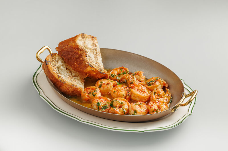 Georgian fried shrimp