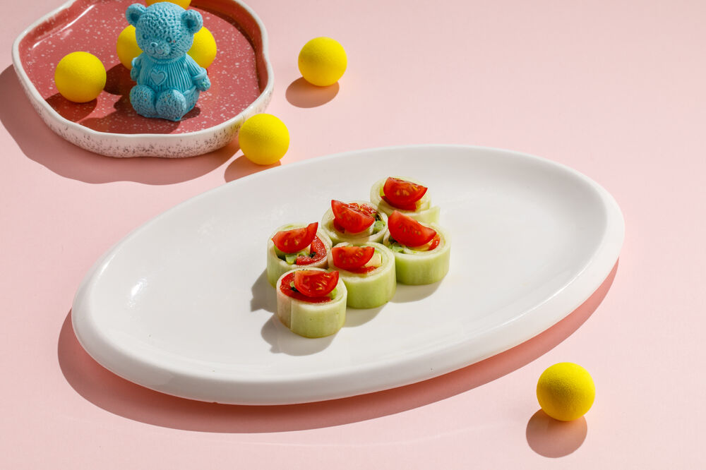 Ролл с овощами гриль