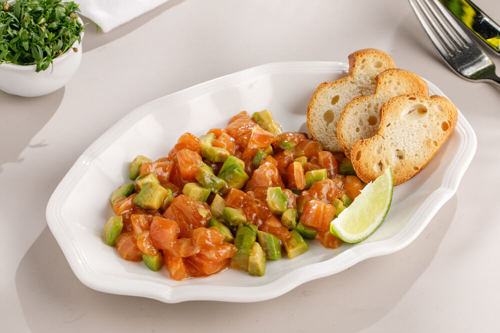 Тартар из лосося