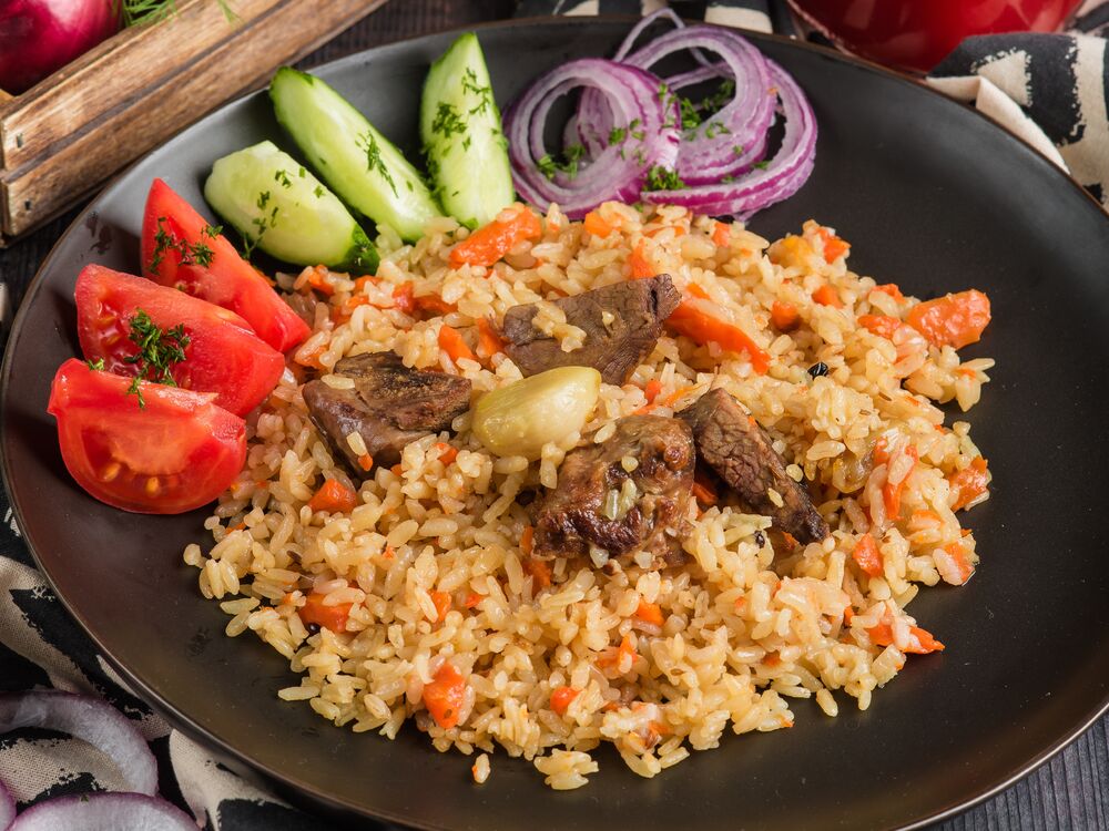 Pilaf with mutton