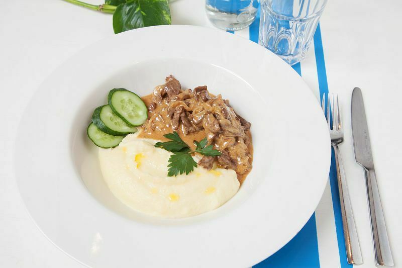 Beef stroganoff