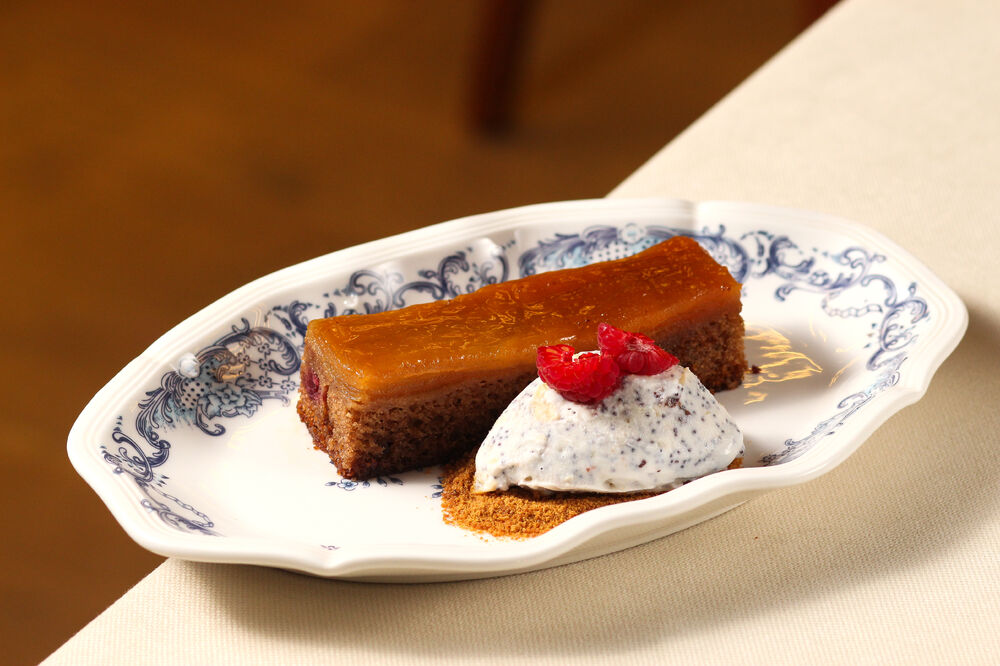 Apple and pear terrine