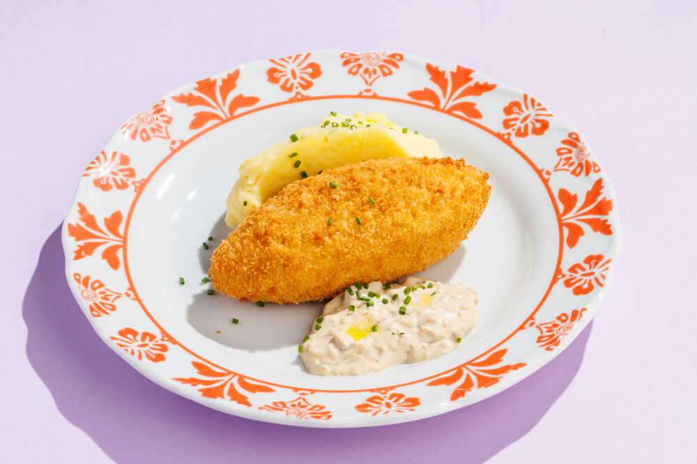 Breaded chicken cutlet