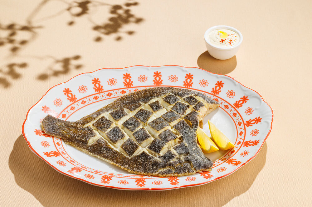 Fried flounder