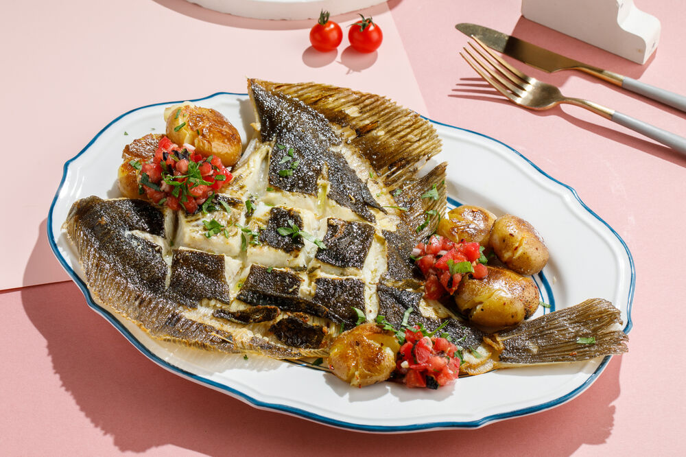 Жареная камбала