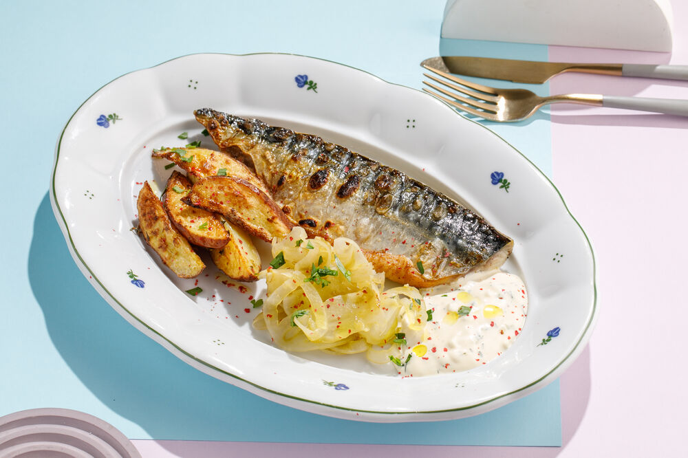 Скумбрия на гриле