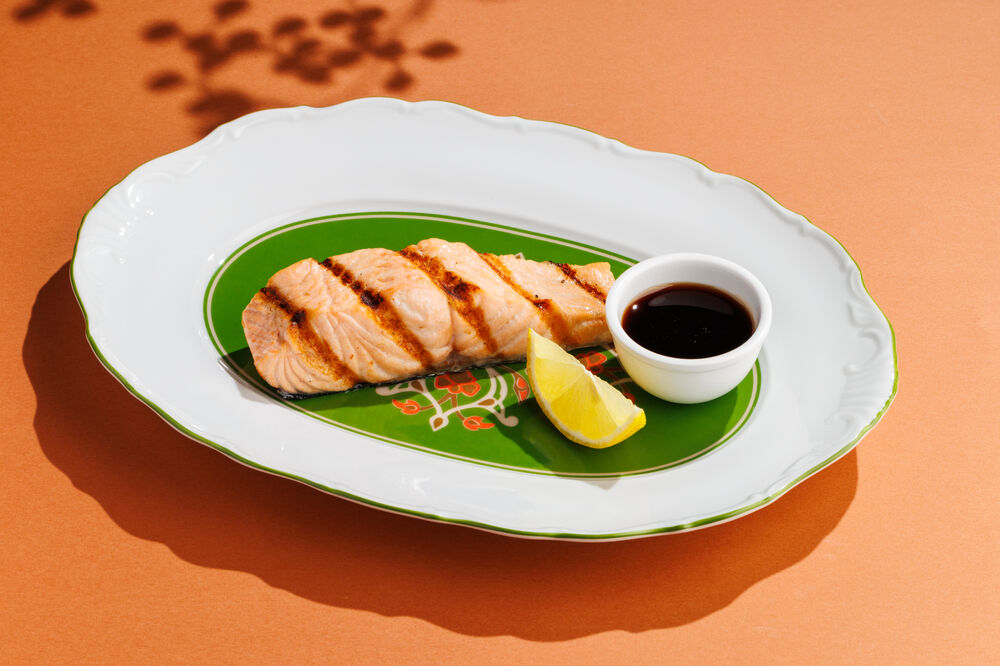 Salmon steak