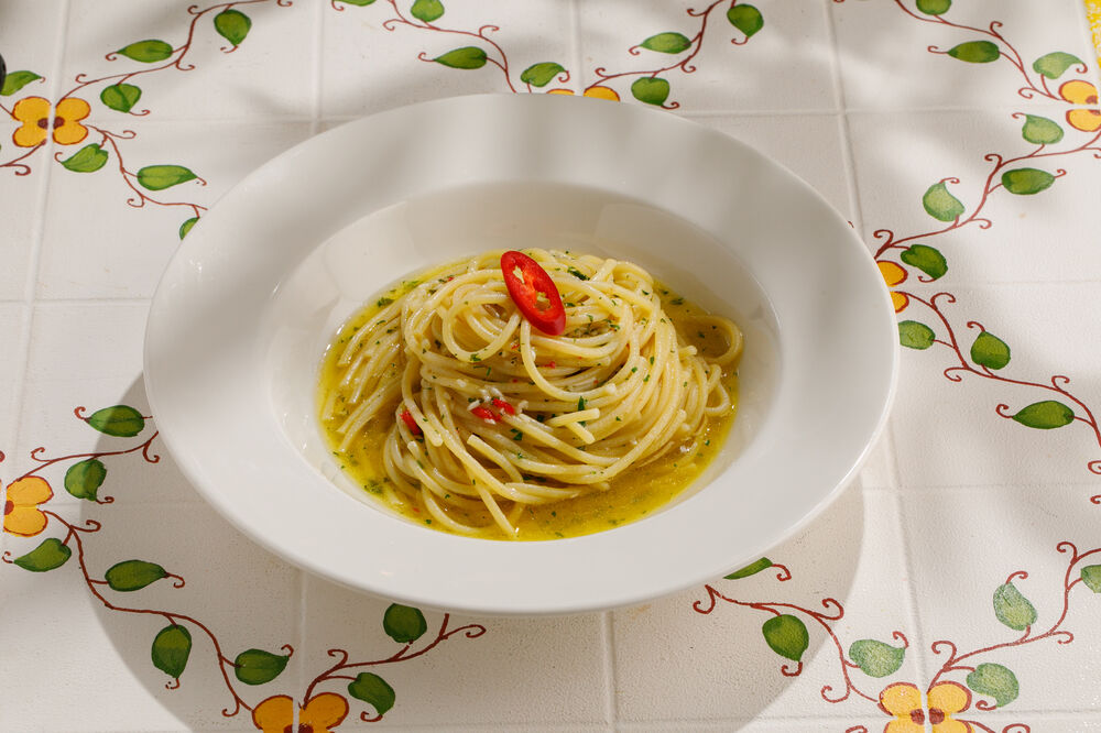 Спагетти алио-олио
