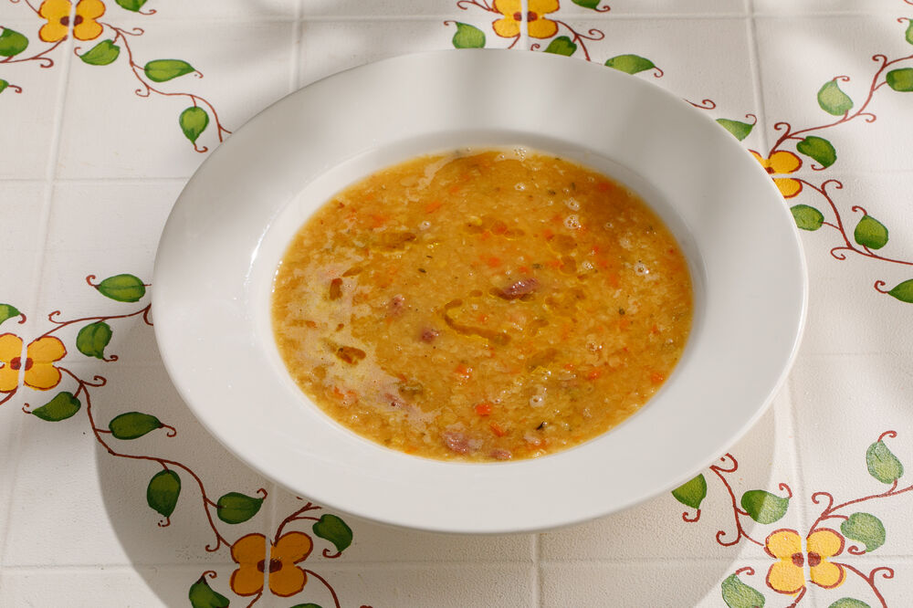 Суп чечевичный с говядиной