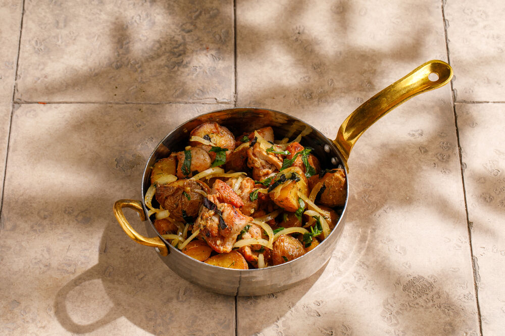 Оджахури из куриного бедра