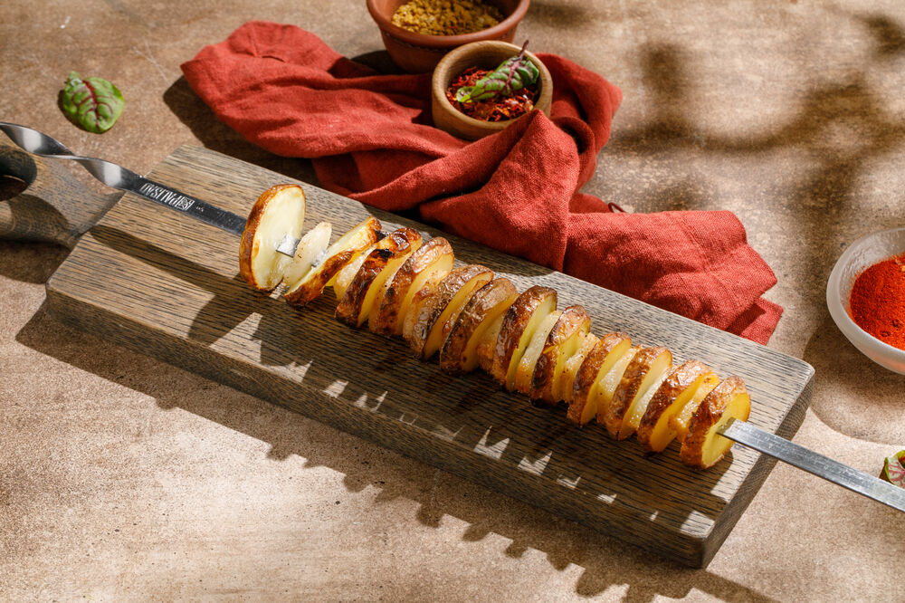 Картофель с курдюком