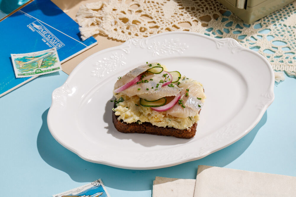 Бутерброд  с сельдью