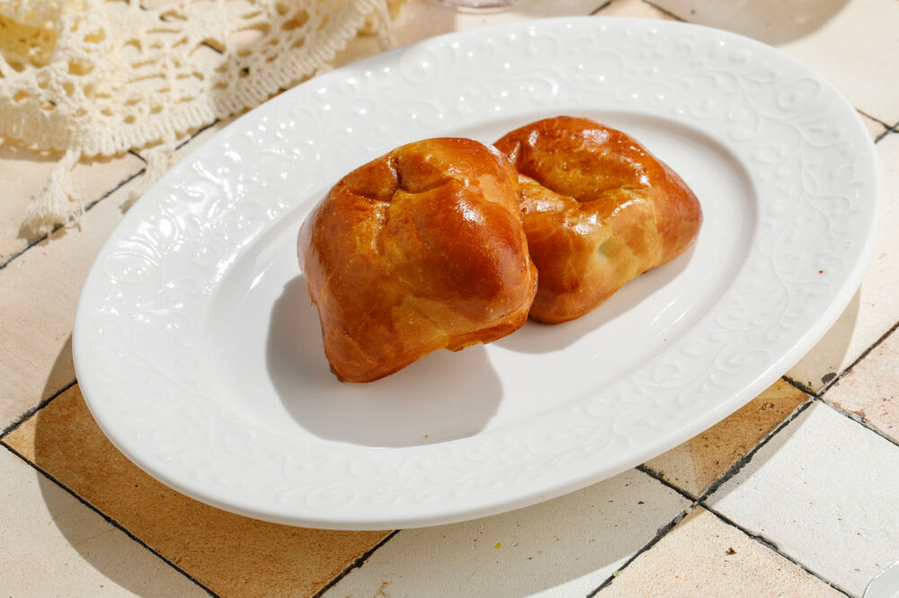 Potato and mushroom pie