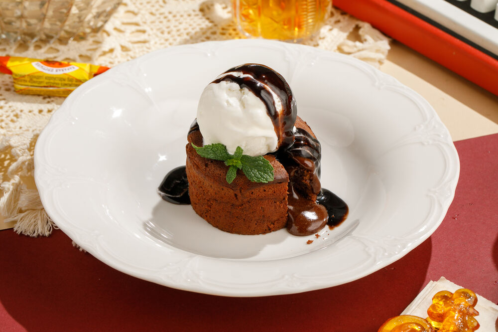 Десерт "Шоколадная шкатулка"
