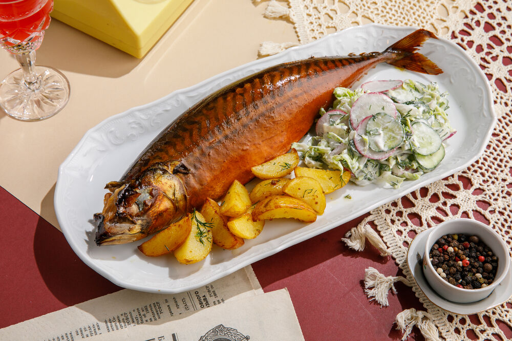 Mackerel from the smokehouse