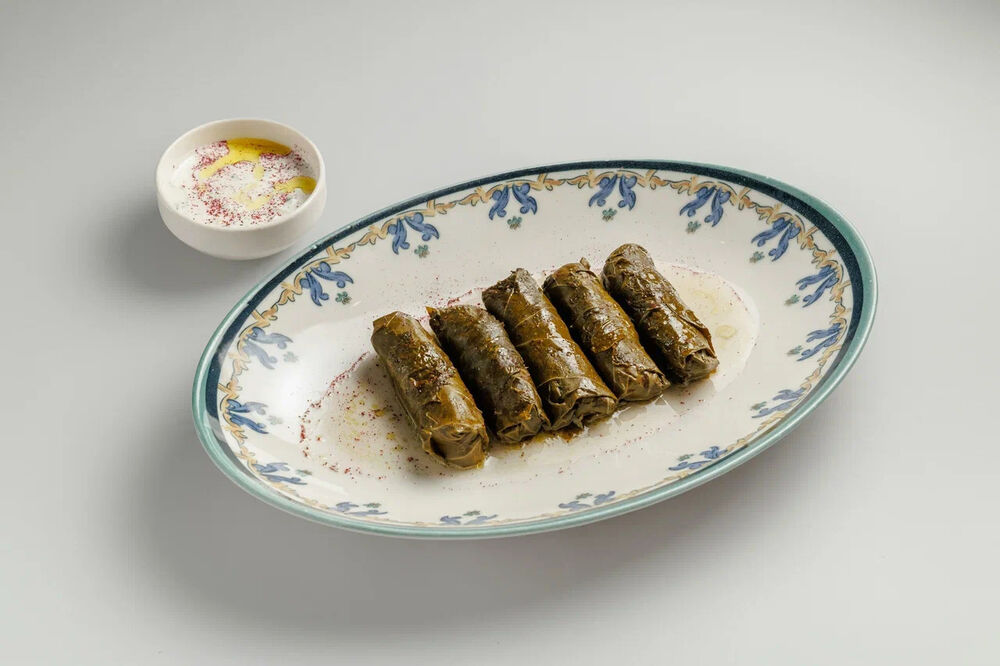  Pork and beef dolma with tzatziki sauce