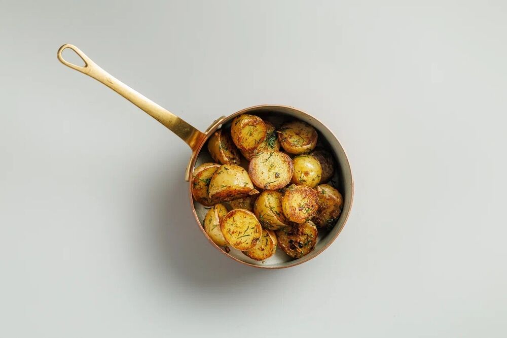 Бэйби - картофель с маслом и зеленью 