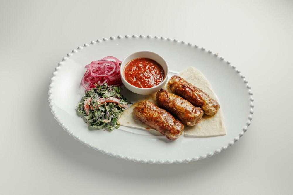  Abkhazura of beef and pork with spices