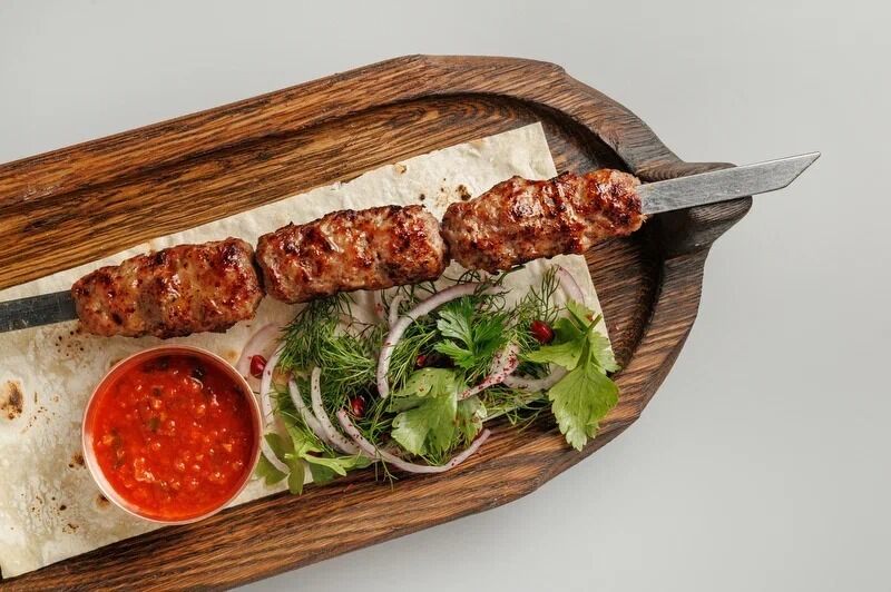 Pork kebab