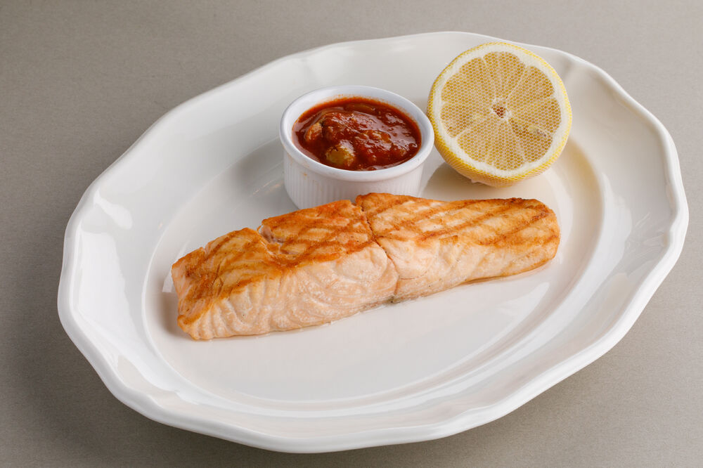 Стейк из лосося