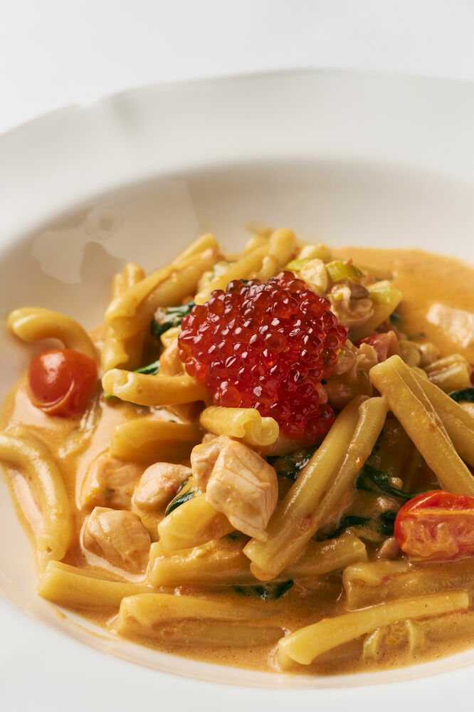 Казарече с лососем