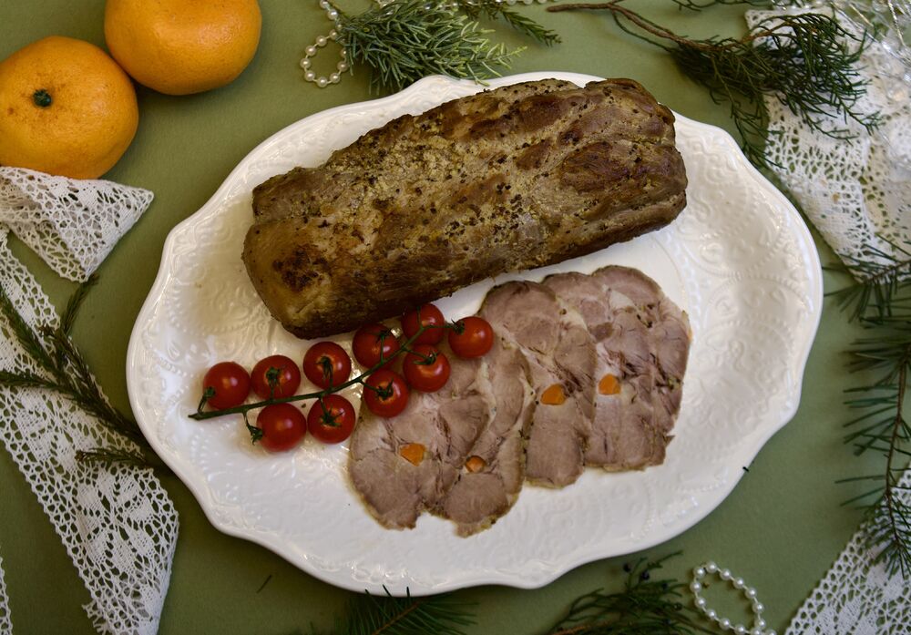 maiale bollito