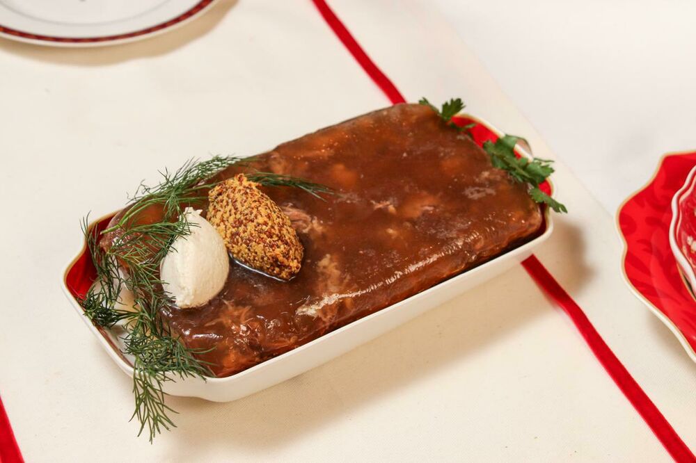 Homemade jelly with creamy horseradish and mustard 1 kg