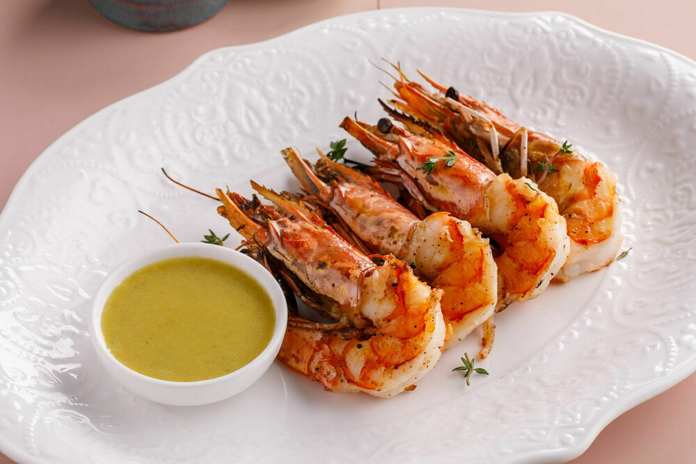 Grilled King Prawns