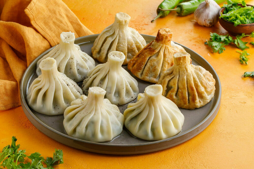 Хинкали с грибами ( 1 штука)