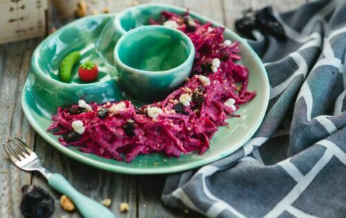 Детский салат свекольный