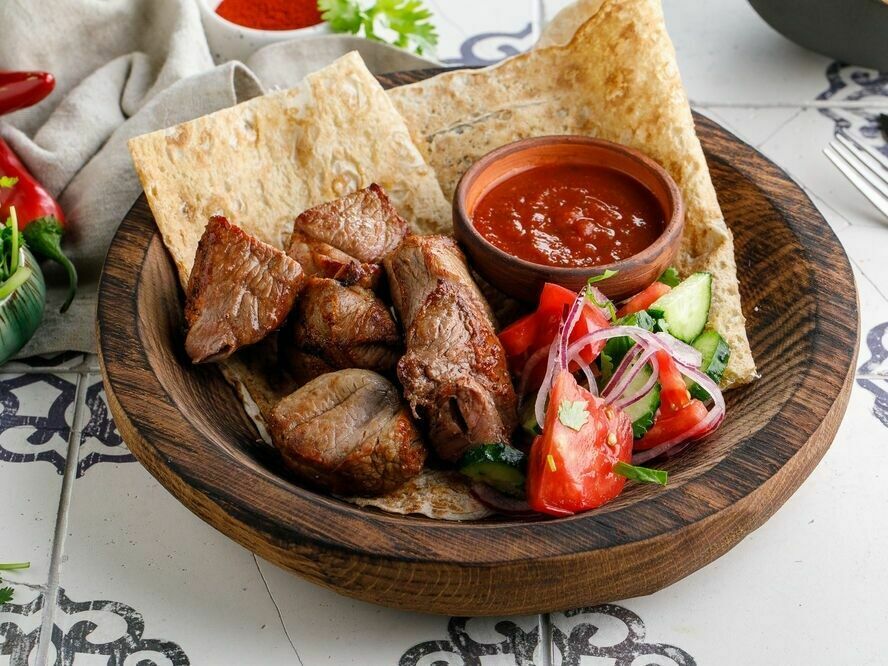 Pork kebab