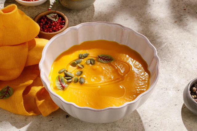 Pumpkin cream soup