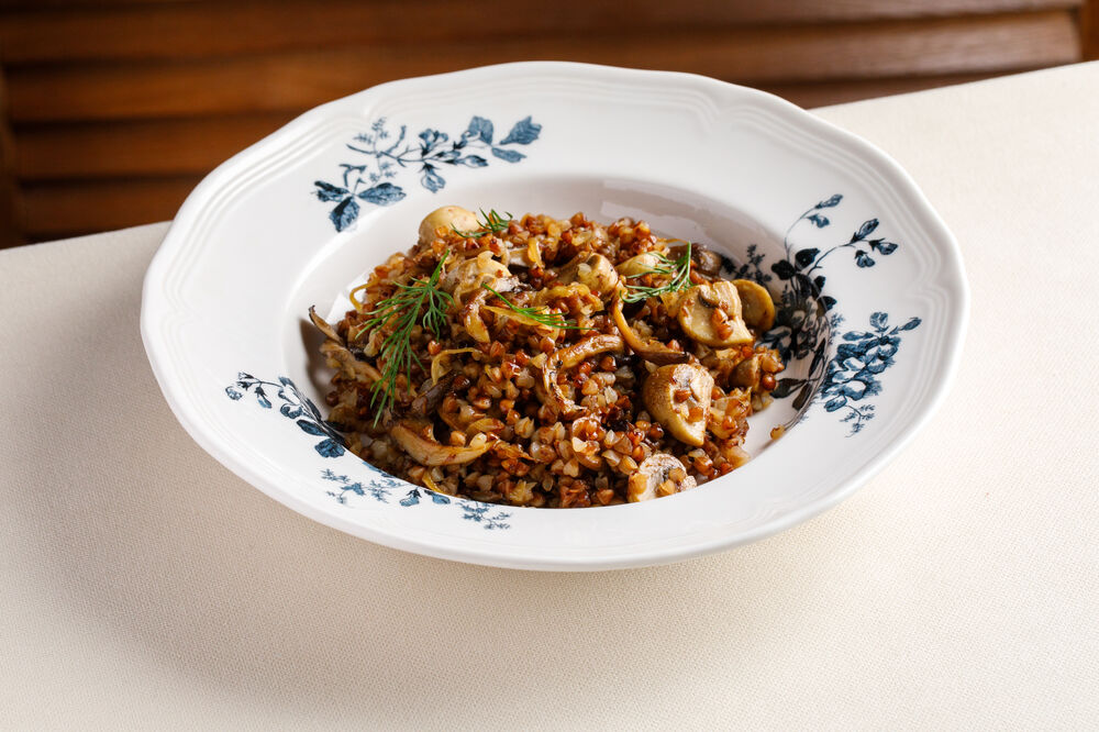Buckwheat with onions