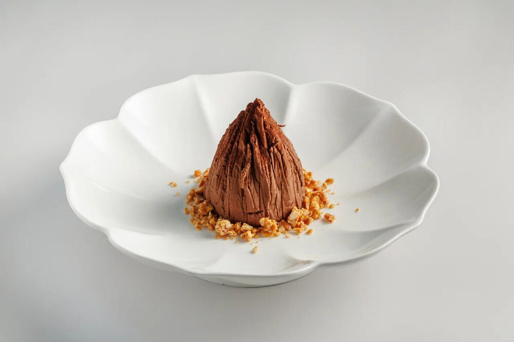 Трюфелино с заварным и шоколадным кремом 