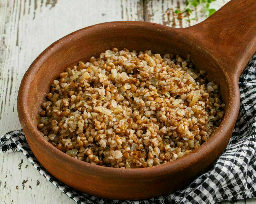 Boiled buckwheat
