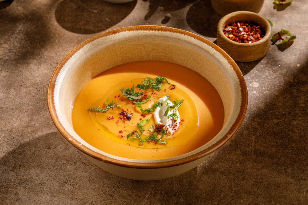 Суп-пюре из чечевицы