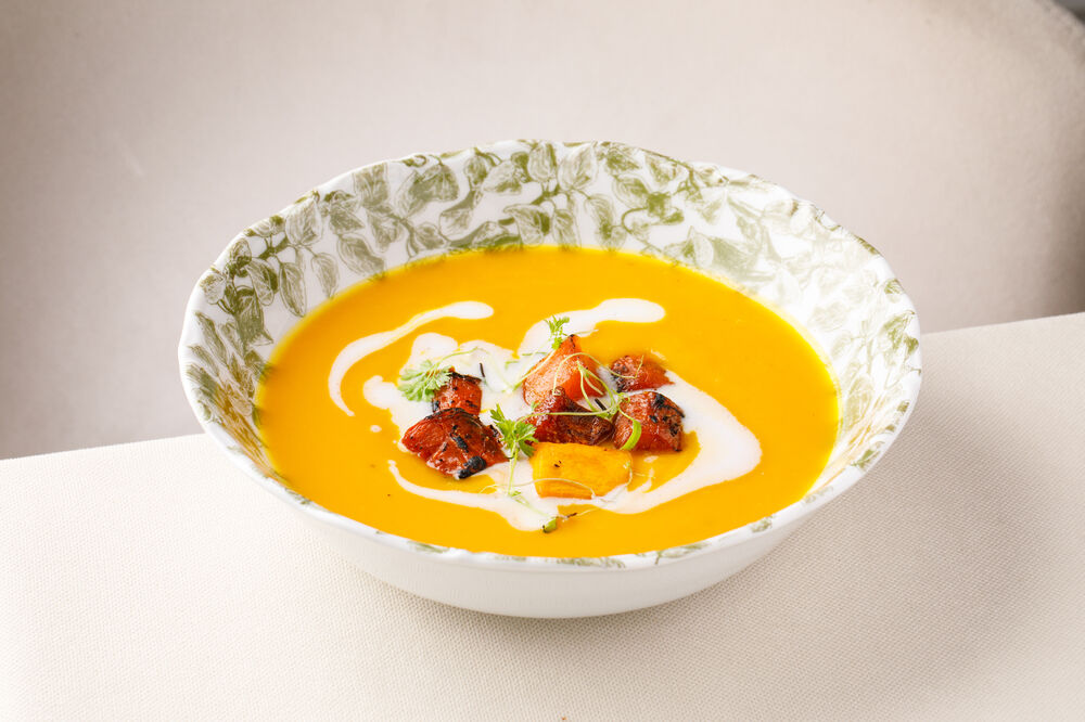 Суп с пряной тыквой