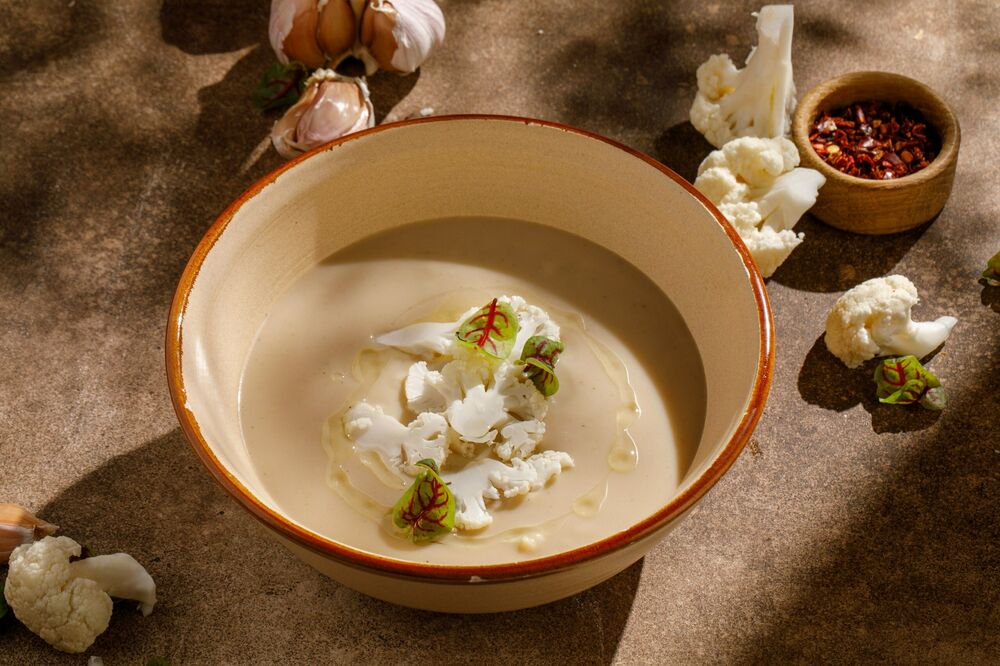 Крем суп из цветной капусты