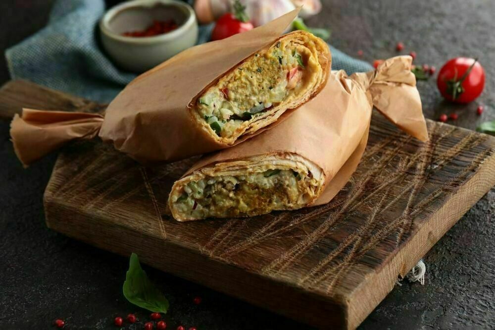 Шаверма с фалафелем