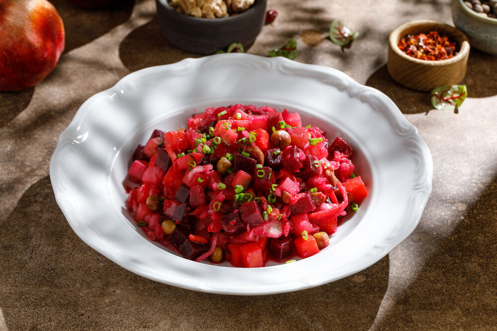 Винегрет с квашеной капустой