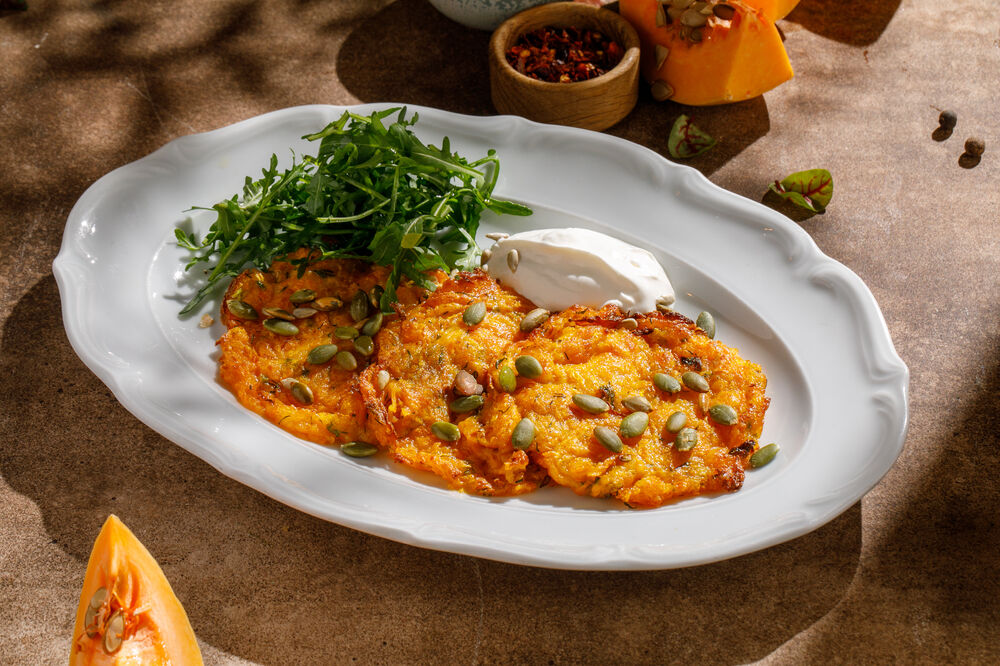 Оладьи из тыквы