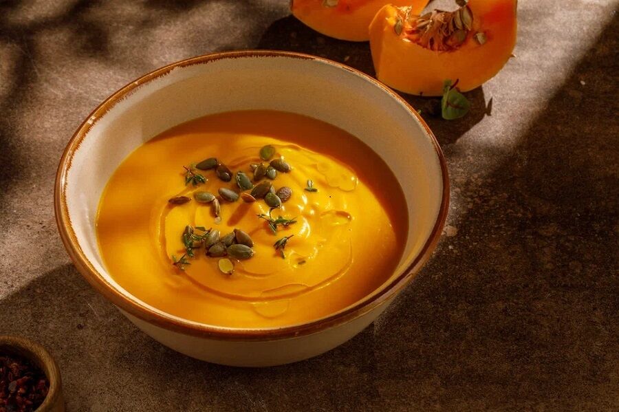 Pumpkin cream soup