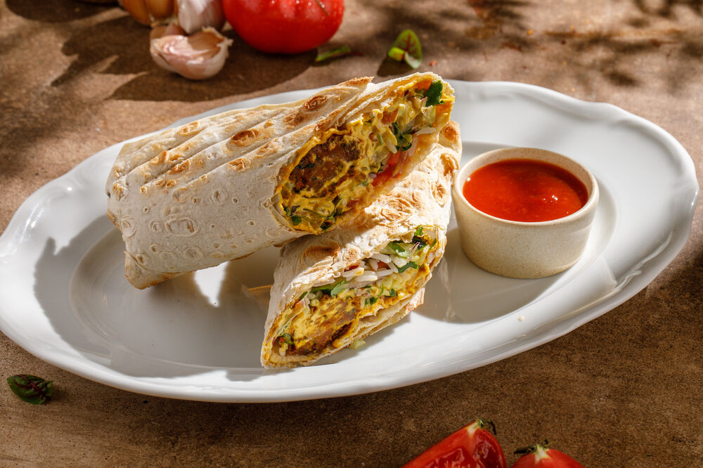 Shawarma with Falafel