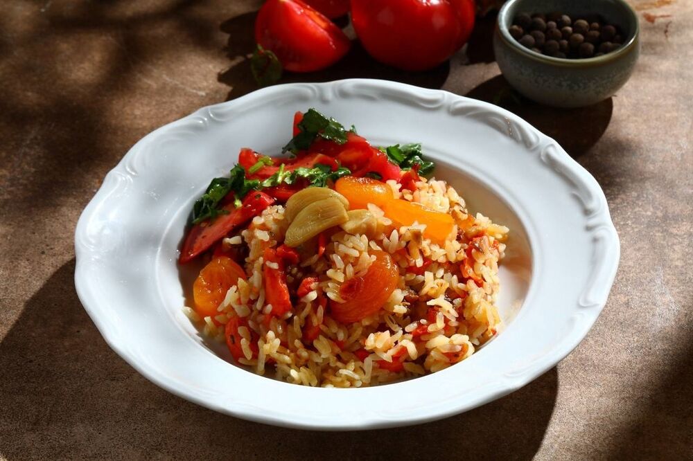 Плов постный