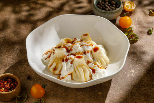 Патара хинкали с грибами 