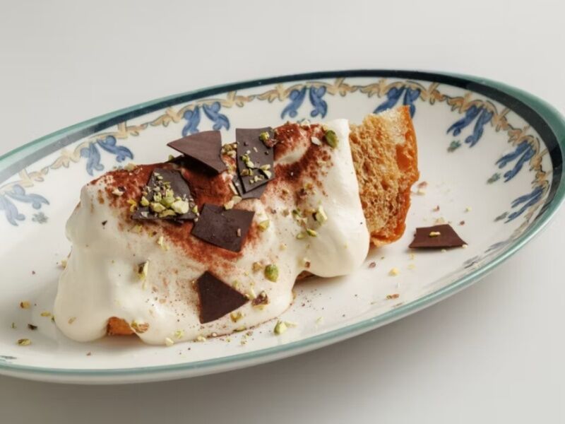 Bebos Charosi with naduga cream