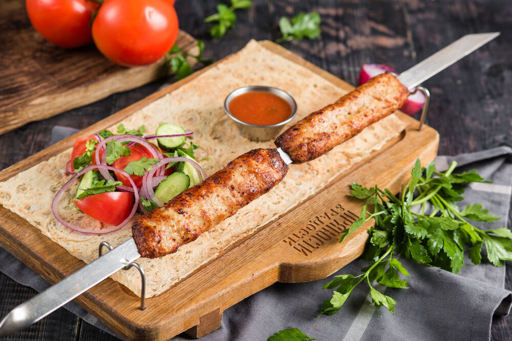 Chicken lyulya-kebab