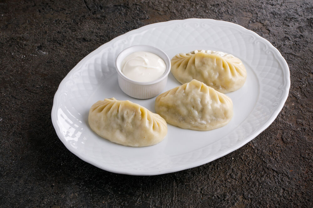 Манты с тыквой