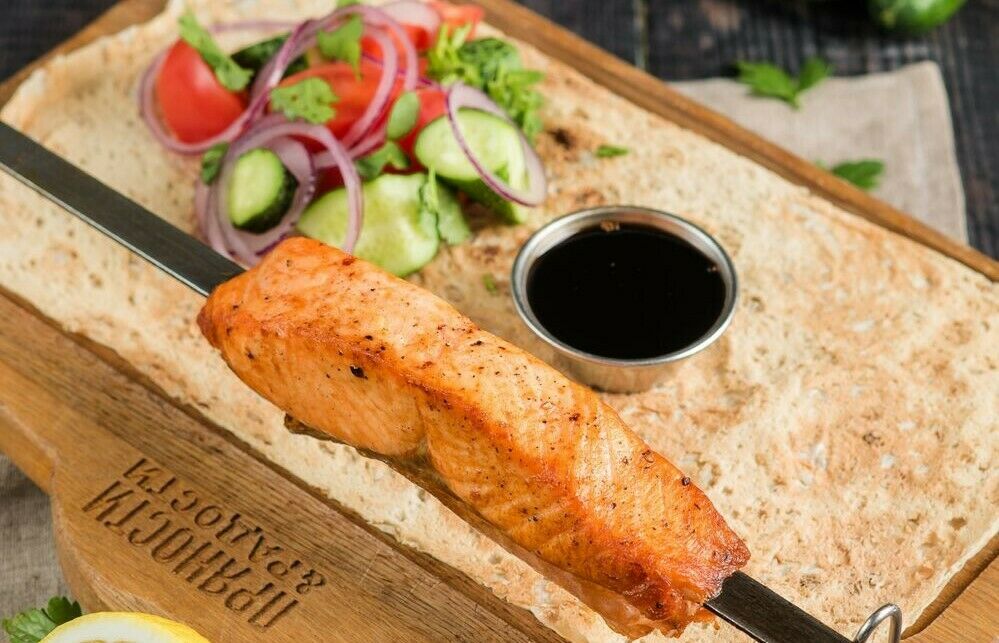 Grilled salmon 