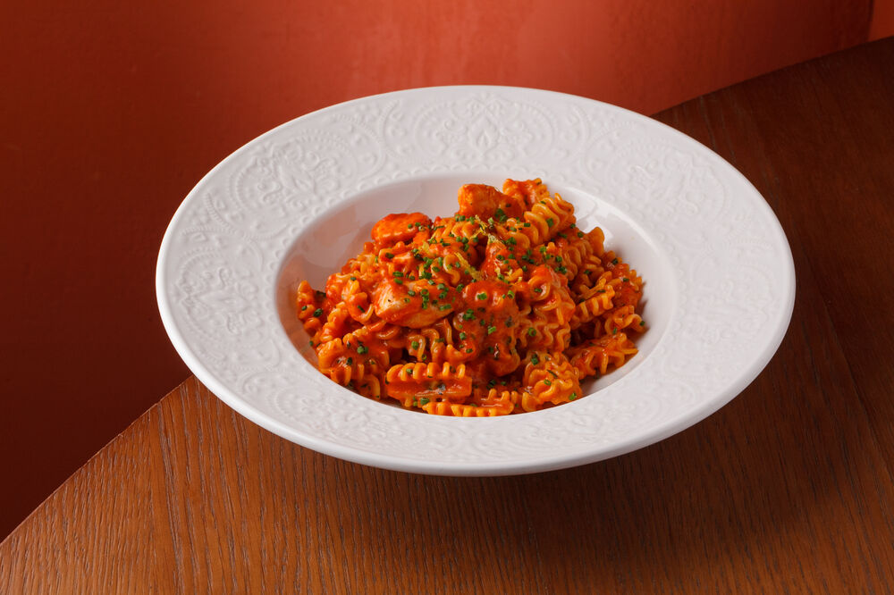 Радиаторри алла водка с лососем